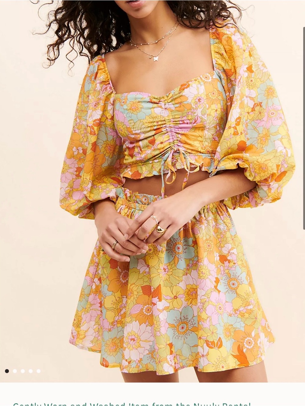 Skirt and top show me your mumu set